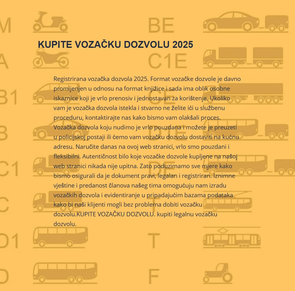 KUPITE VOZAČKU DOZVOLU 2025 nova vozačka dozvola - KUPITE VOZAČKU DOZVOLU 2025